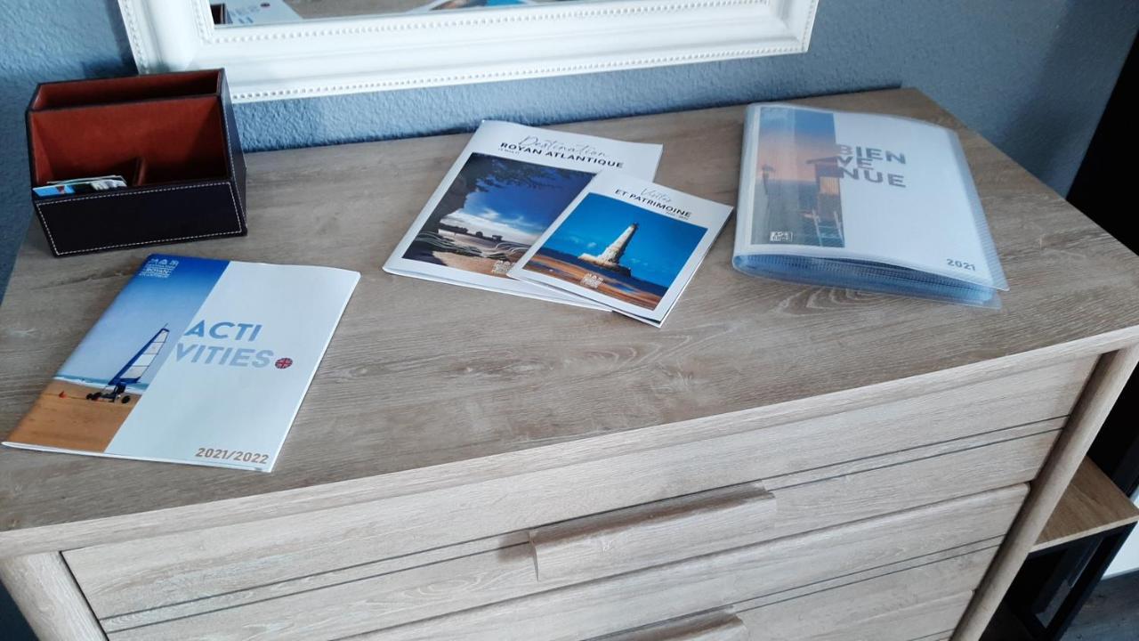 Le Petit Bleu De Didonne 28M2 150 M De La Plage Avec Balcon Saint-Georges-de-Didonne ภายนอก รูปภาพ